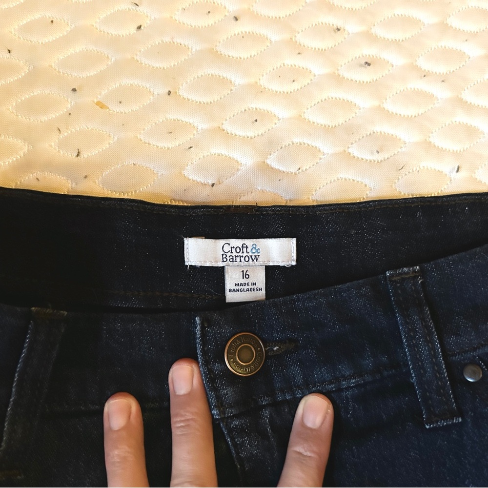 Croft & Barrow Dark Blue Skort - Picture 2 of 4